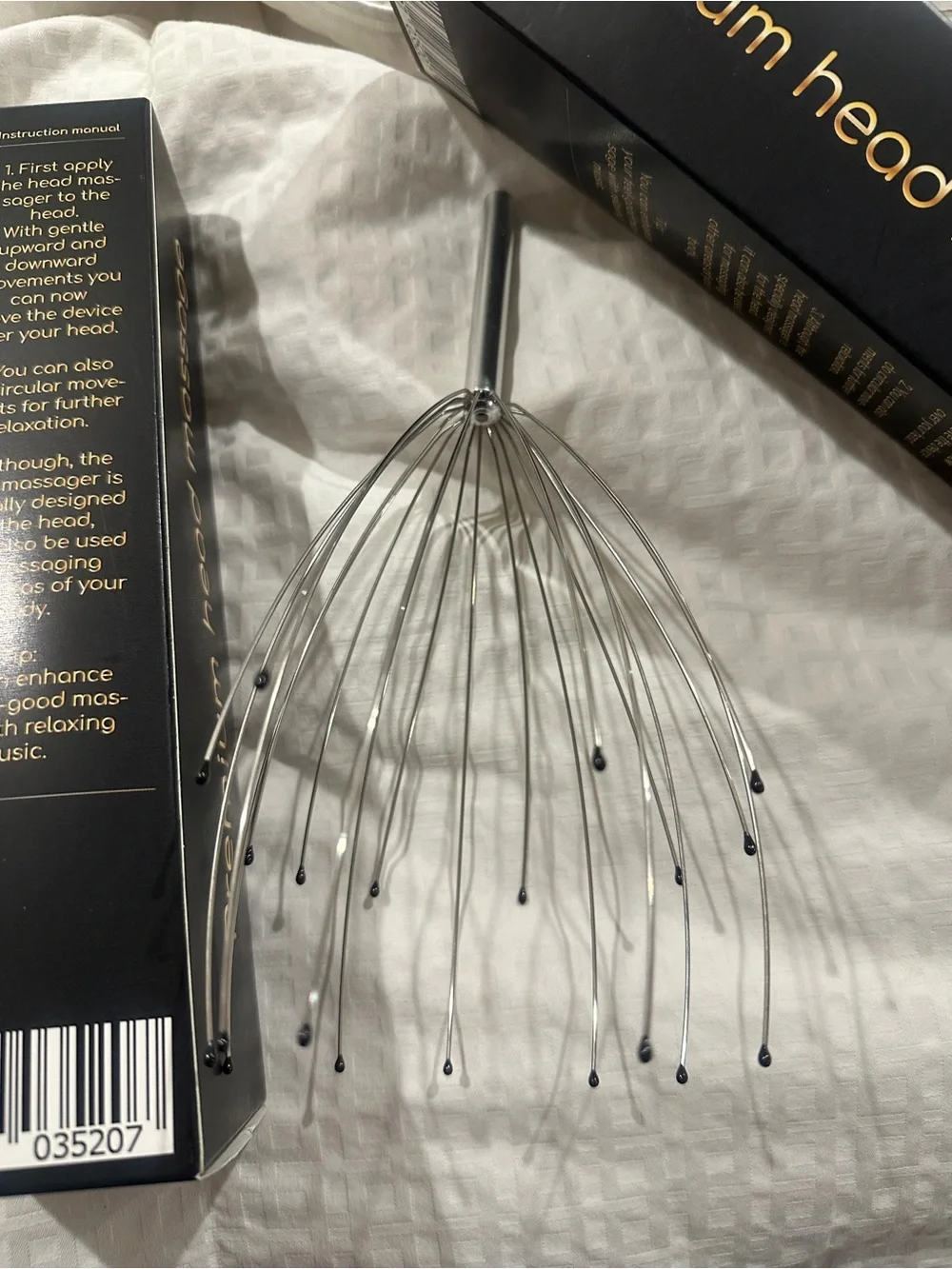 100% pure titanium needle Scalp Head Massager